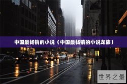 中国最畅销的小说（中国最畅销的小说龙族）