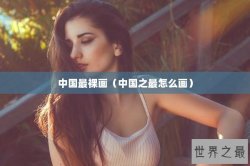 中国最裸画（中国之最怎么画）