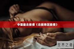 中国最北极夜（北极地区极夜）
