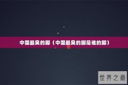 中国最臭的脚（中国最臭的脚是谁的脚）