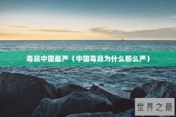 毒品中国最严（中国毒品为什么那么严）