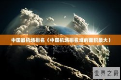 中国最机场排名（中国机场排名谁的面积最大）