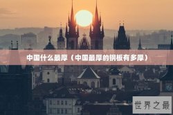 中国什么最厚（中国最厚的钢板有多厚）