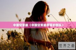 中国空军最（中国空军最厉害的部队）