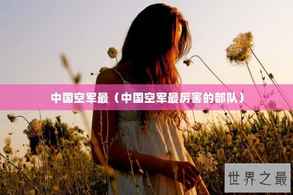 中国空军最（中国空军最厉害的部队）