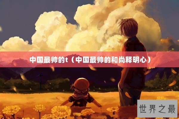 中国最帅的t（中国最帅的和尚释明心）