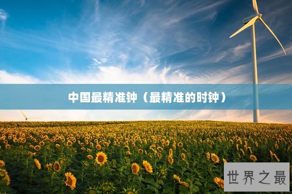 中国最精准钟（最精准的时钟）