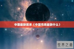 中国最缺需求（中国市场最缺什么）