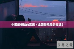 中国最惊险的高速（全国最危险的高速）