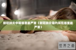 新冠肺炎中国哪里最严重（新冠肺炎国内现在哪里最严重）