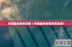 中国最帅的男囚犯（中国最帅的男囚犯是谁）
