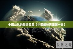 中国公认的最帅男星（中国最帅男星第一名）