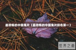 最恐怖的中国鬼片（最恐怖的中国鬼片排名第一）