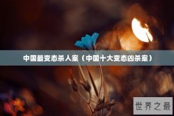 中国最变态杀人案（中国十大变态凶杀案）