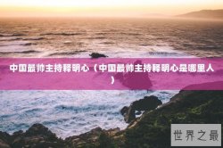 中国最帅主持释明心（中国最帅主持释明心是哪里人）