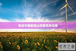 包含中国最险山顶建筑的词条