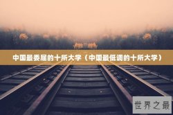 中国最委屈的十所大学（中国最低调的十所大学）