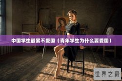 中国学生最累不爱国（青年学生为什么要爱国）