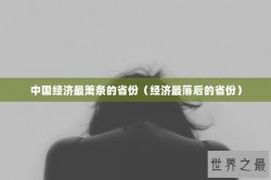 中国经济最萧条的省份（经济最落后的省份）
