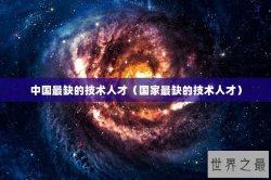中国最缺的技术人才（国家最缺的技术人才）