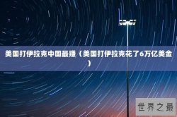 美国打伊拉克中国最赚（美国打伊拉克花了6万亿美金）