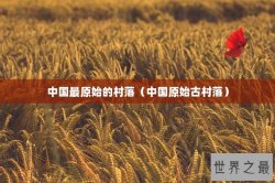 中国最原始的村落（中国原始古村落）