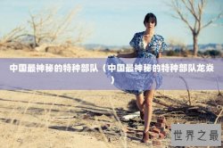 中国最神秘的特种部队（中国最神秘的特种部队龙焱）