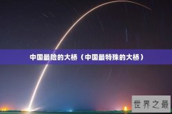 中国最险的大桥（中国最特殊的大桥）