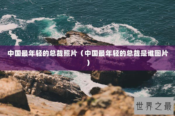 中国最年轻的总裁照片(中国最年轻的总裁是谁图片) 中国最年轻的总裁照片(中国最年轻的总裁是谁图片)