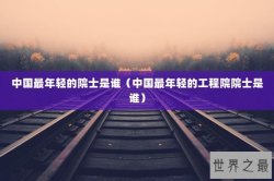 中国最年轻的院士是谁（中国最年轻的工程院院士是谁）