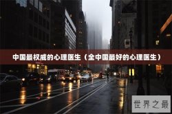 中国最权威的心理医生（全中国最好的心理医生）