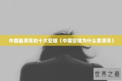 中国最漂亮的十大空姐（中国空姐为什么要漂亮）