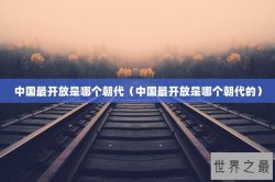 中国最开放是哪个朝代（中国最开放是哪个朝代的）