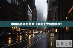 中国最养眼的美女（中国十大颜值美女）