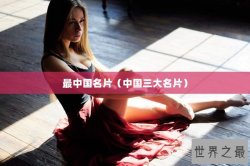最中国名片（中国三大名片）