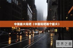 中国最火贴吧（中国贴吧哪个最火）