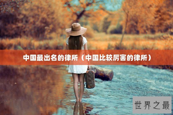 中国最出名的律所（中国比较厉害的律所）