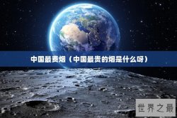 中国最费烟（中国最贵的烟是什么呀）