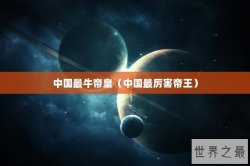 中国最牛帝皇（中国最厉害帝王）