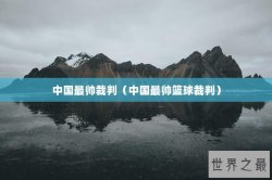 中国最帅裁判（中国最帅篮球裁判）