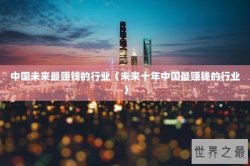 中国未来最赚钱的行业（未来十年中国最赚钱的行业）