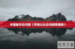 中国最牛白马股（市场公认白马股有哪些）