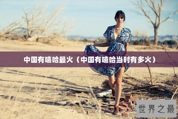 中国有嘻哈最火（中国有嘻哈当时有多火）