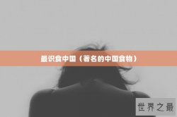 最识食中国（著名的中国食物）