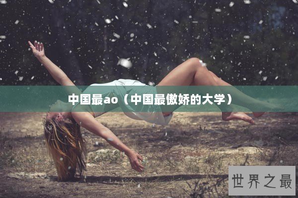 中国最ao（中国最傲娇的大学）