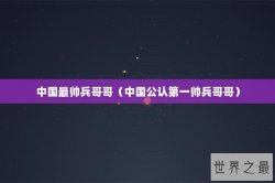 中国最帅兵哥哥（中国公认第一帅兵哥哥）