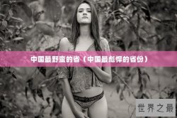 中国最野蛮的省（中国最彪悍的省份）