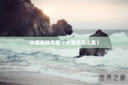 中国最胖儿童（中国肥胖儿童）