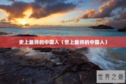 史上最帅的中国人（世上最帅的中国人）