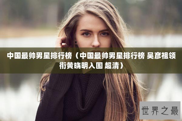 中国最帅男星排行榜（中国最帅男星排行榜 吴彦祖领衔黄晓明入围 超清）